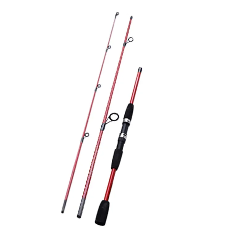 

2.1m fishing pole tackle Portable Spinning Telescopic Glass Fiber Hand Fishing Pole Fishing Tackle Lure Rod Lure Casting Rod Fis