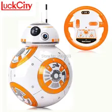 Быстрая BB-8 мяч 20,5 см Звездные войны RC BB 8 Droid робот 2,4G пульт дистанционного управления BB8 Интеллектуальный робот фигурка модель игрушки