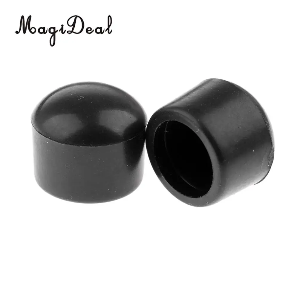 MagiDeal 16 Pieces - Table Football Rod Cover End Caps - Soccer Foosball Machine Rubber Caps  Accessories