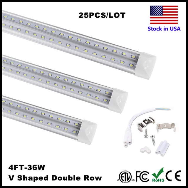 4 Foot Led Lights >> Us 229 9 4 Ft Led Tube Lights 1 2m 1200cm 4foot Led Tube V Shape Integrate Double Sides With Accessory 270 Angle Led Tube 36w Stock In Us In Led 4 Foot Led Lights >> Us 229 9 4 Ft Led Tube Lights 1 2m 1200cm 4foot Led Tube V Shape Integrate Double Sides With Accessory 270 Angle Led Tube 36w Stock In Us In Led
