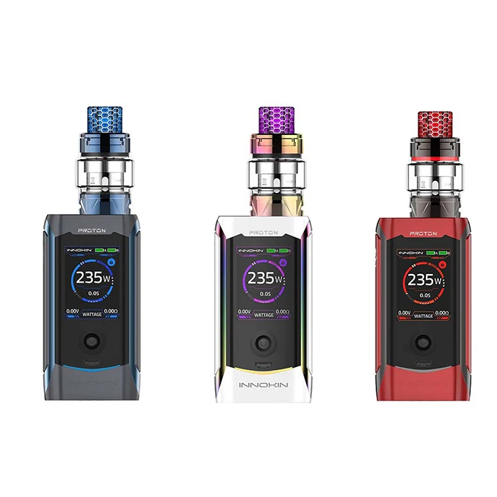 Оригинальный комплект Innokin Proton Plex 4 мл 235 Вт питание от двух 18650 экран 1 45 дюйма Ом