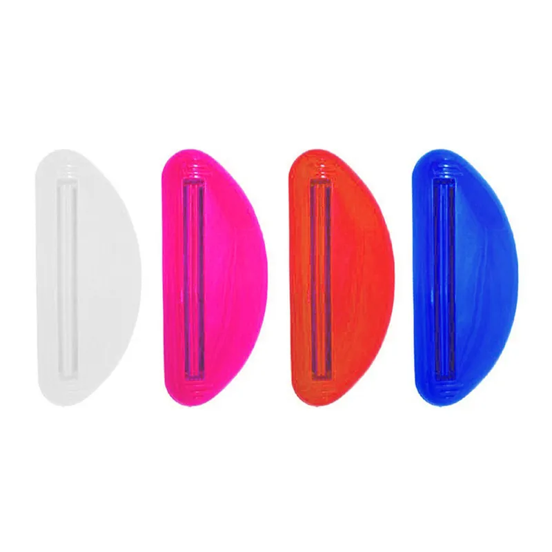 

Dropshipping All new 1PCS Bathroom Accessories Plastic Tube Toothpaste Squeezer Dispenser Holder Rolling Bathroom Holder Extract