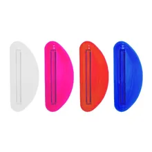 Dropshipping todos os novos 1 pçs acessórios do banheiro tubo de plástico pasta de dentes squeezer dispenser titular titular do banheiro rolamento extrato