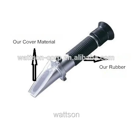 Hand hold copper brix portable refractometer, sugar refractometer sugar testing 0-32% Low price