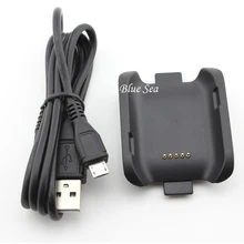 For Samsung Galaxy Gear V700 Battery Charger Desktop Smart Watch Charging Dock SM-V700 Cradle with USB Cable Black portable charging dock cradle usb data cable for samsung galaxy nexus i9250 black