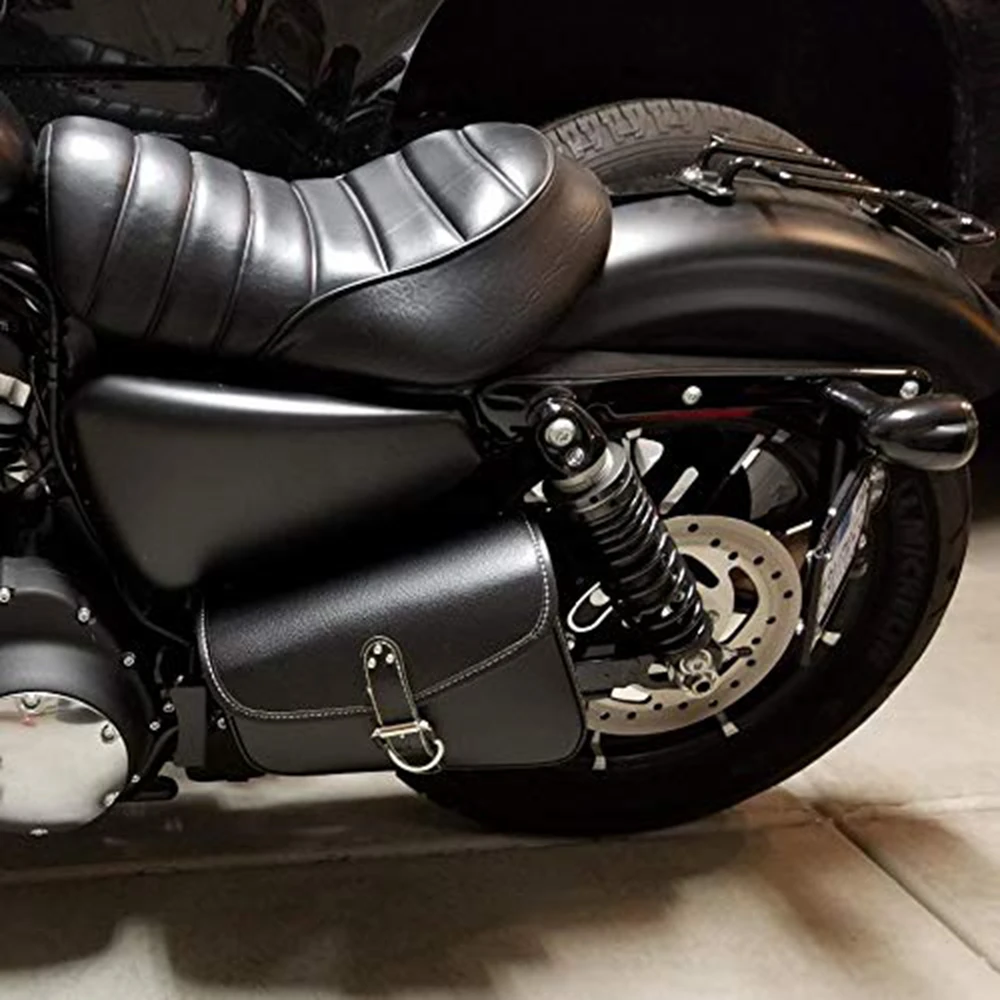 Motorcycle Bag Pu Leather Saddlebag 
