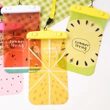 Плавание сумка летний фрукты телефон Водонепроницаемый сумка защитный чехол для подводного плавания Ванна телефон сумка для любого телефона