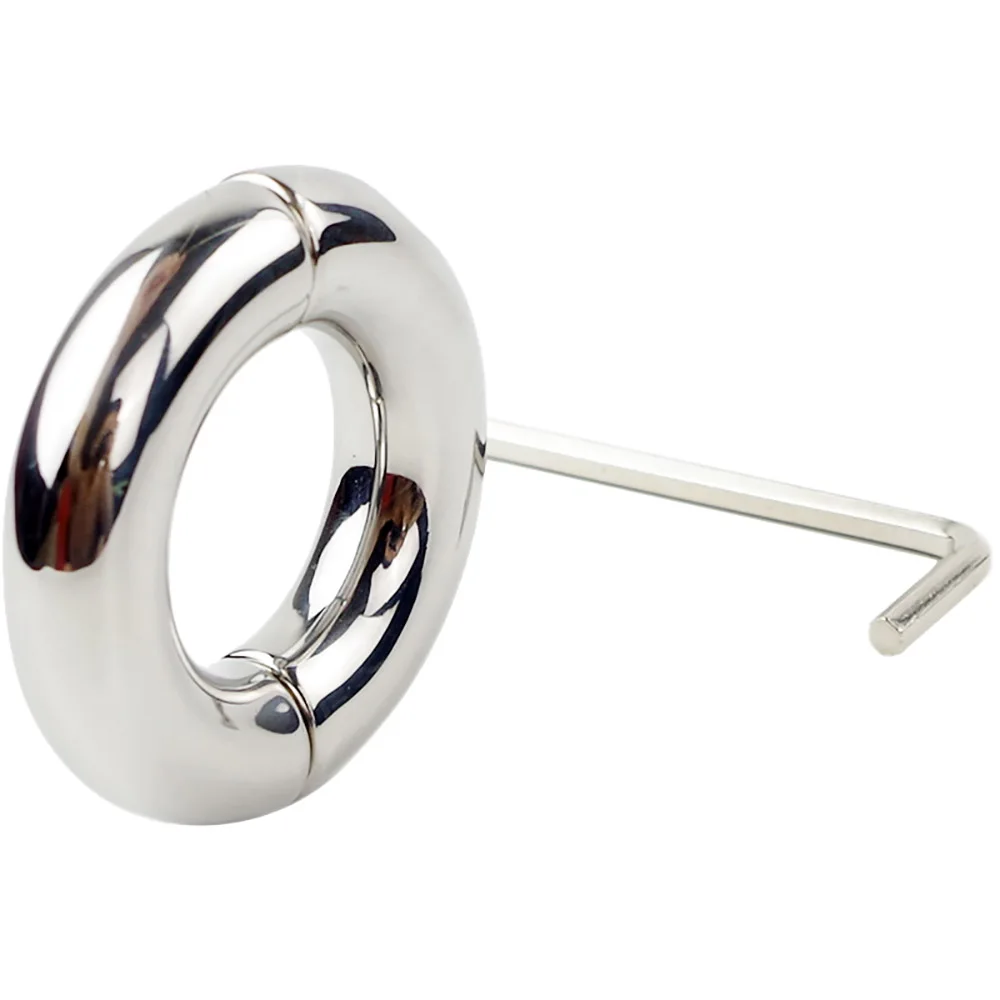 

Stainless Steel Ball Stretcher Enhancer Restraint Ring Delay Ejaculation Gags & Practical Jokes