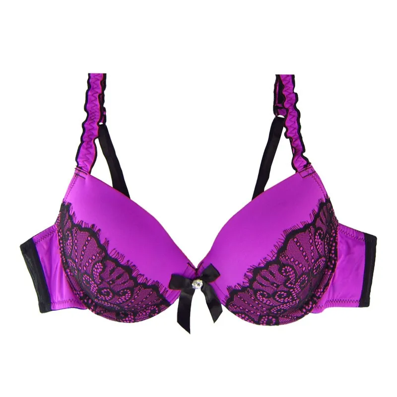 MiaoErSiDai Girls's Cheap Price Underwear Woman's Lace Push Up Bra B