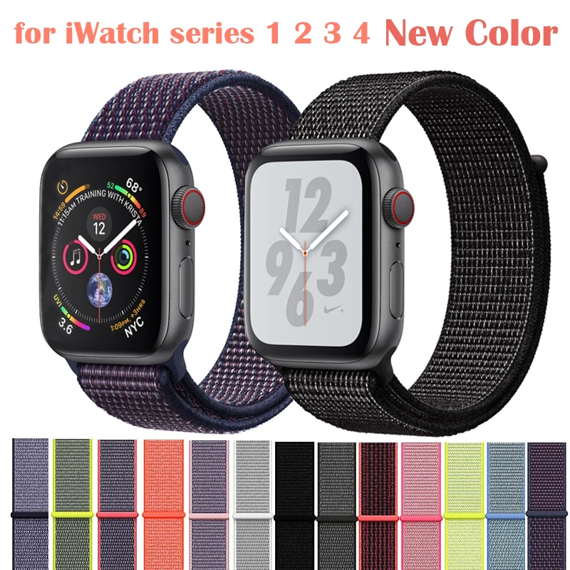 Replacement Watch Strap Solid Nylon Watch Band For Iwatch 1 2 3