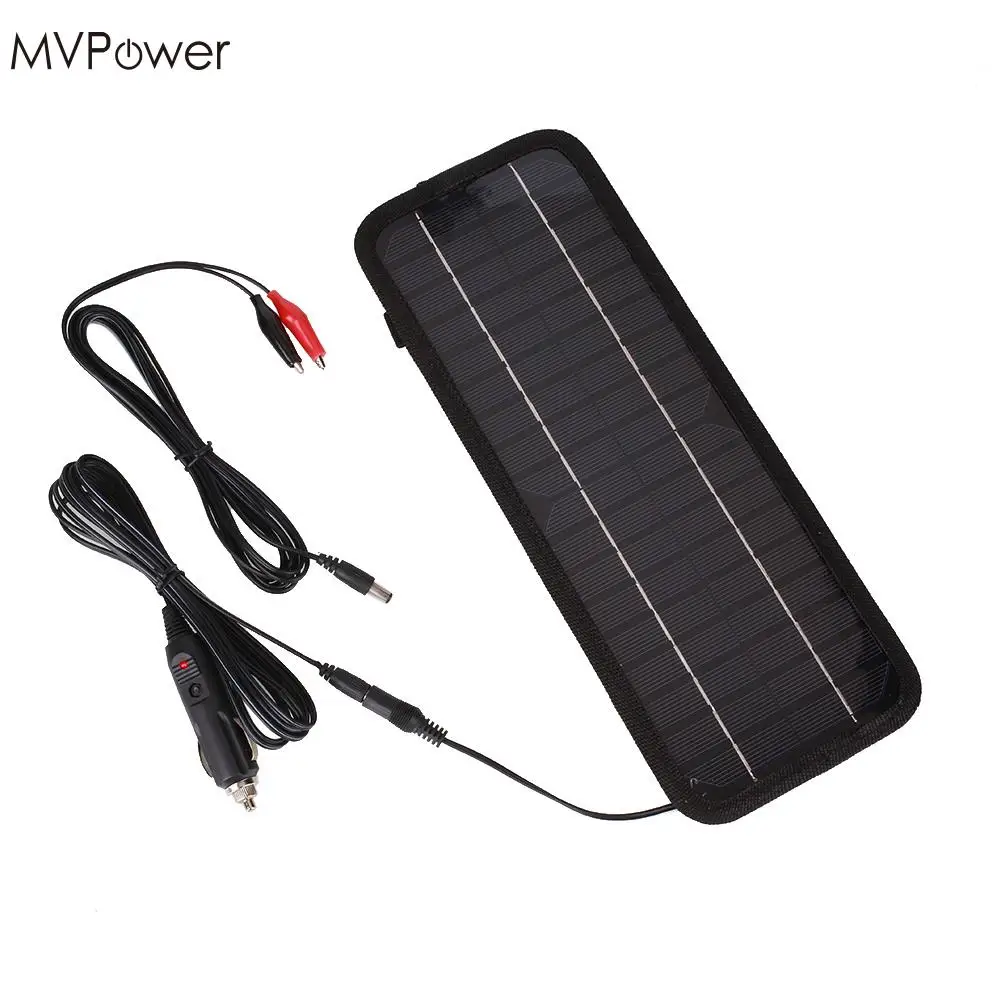 MVPower 12V 4.5W Solar Panel Bank Power Portable Solar Battery Charger