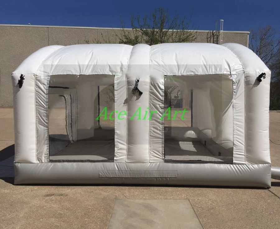 Cheap customized used portable inflatable mobile outdoor spray booth