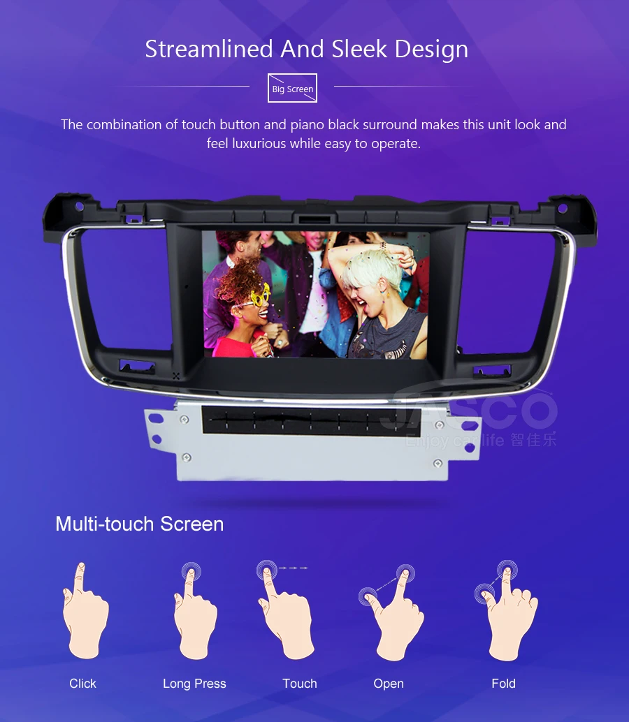 Top Android 9.0 Car DVD Player GPS Glonass Navigation for Peugeot 508 2011 2012 2013 2014 3G Bluetooth Radio RDS Audio Video Stereo 3