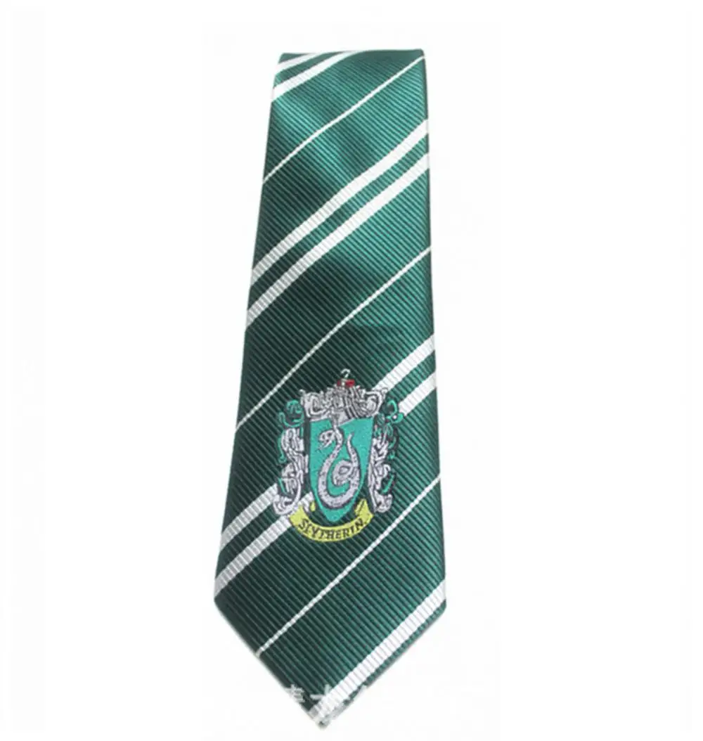 Галстук, аксессуары для одежды, Borboleta, галстук в студенческом стиле, галстук серии Gryffindor, подарок, аксессуар для косплея, 4 цвета - Цвет: green