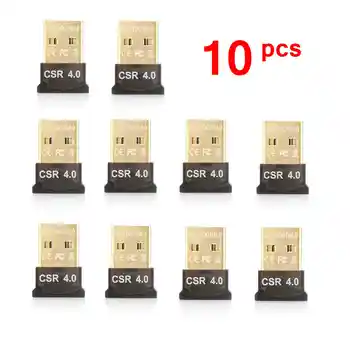 

Hot 10PCS Wireless USB Receiver Bluetooth V4.0 Dual Mode Adaptador Dongle Music CSR 4.0 USB 2.0/3.0 for Windows 10 8 XP Vista 32