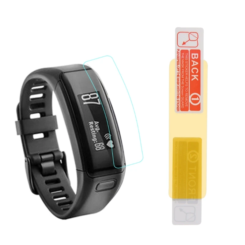

2pcs TPU Protective Film Bracelet Full Screen Protector For Garmin Vivosmart HR