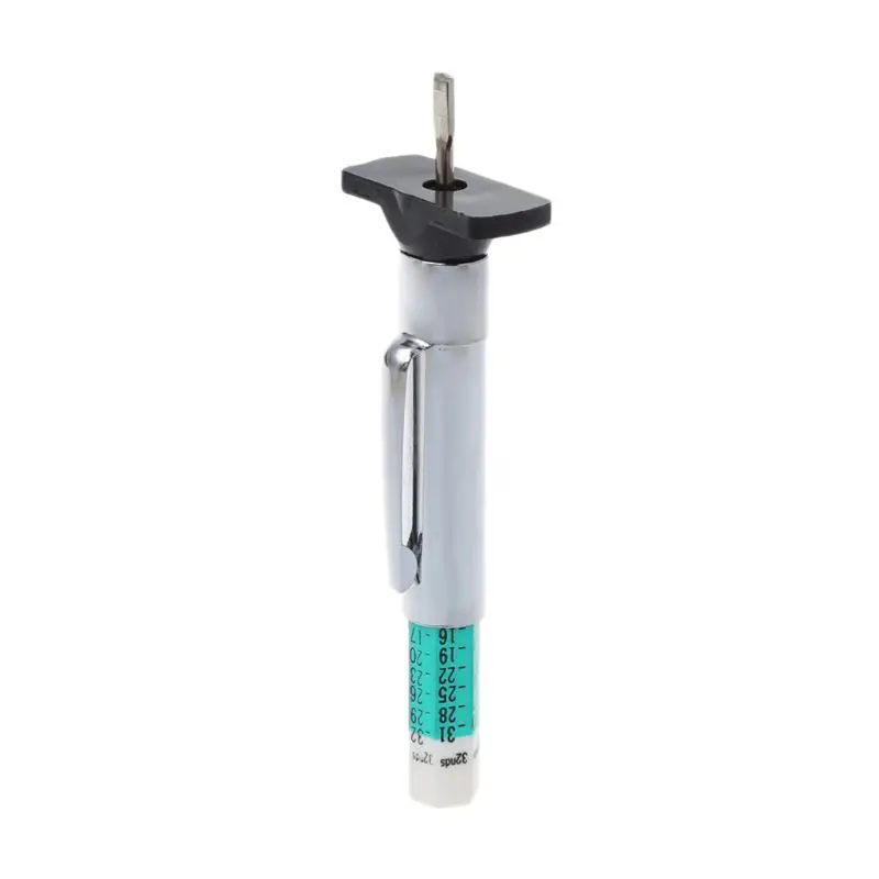

Drop ShiP Tyre Tread Depth Gauge Color Coded Tyre Measuring Pen Metric Tester Tool