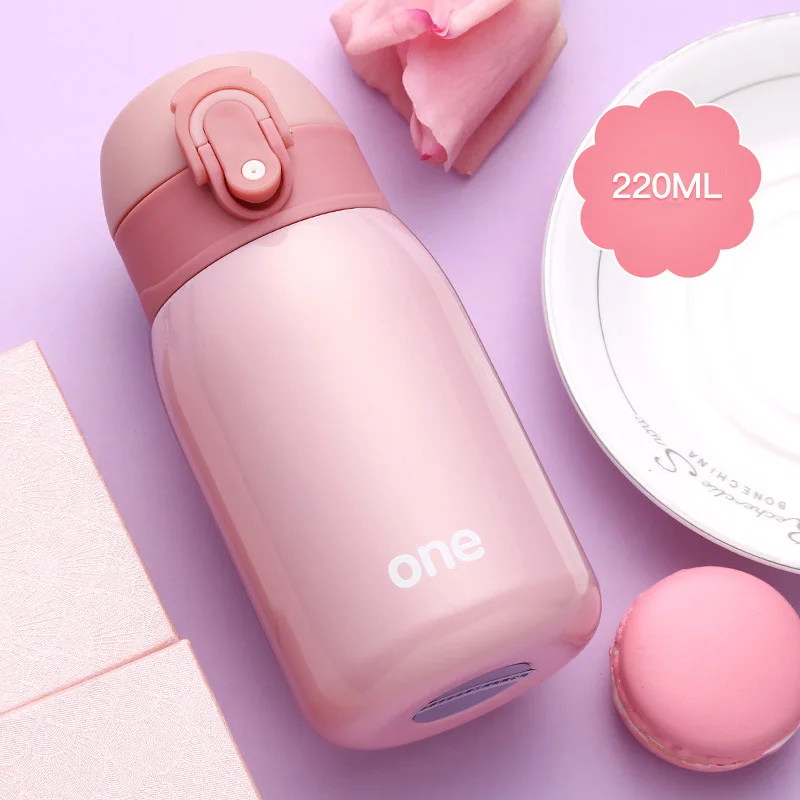 Baby Thermos Feeding Bottle Child 304 Stainless Steel Vacuum Flask Water Cup Cute Mini Toddler Drink Kid Insulation Cup BB5107 (7)