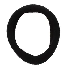 MYPF-5 Pcs Black Stretchy Band Hair Tie Ponytail Holders