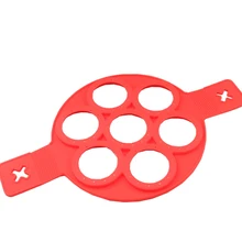 7 сетки блинница антипригарным Flippin' фантастический блинчик сковорода флип для завтрака омлет яиц флипджек инструменты силиконовая форма