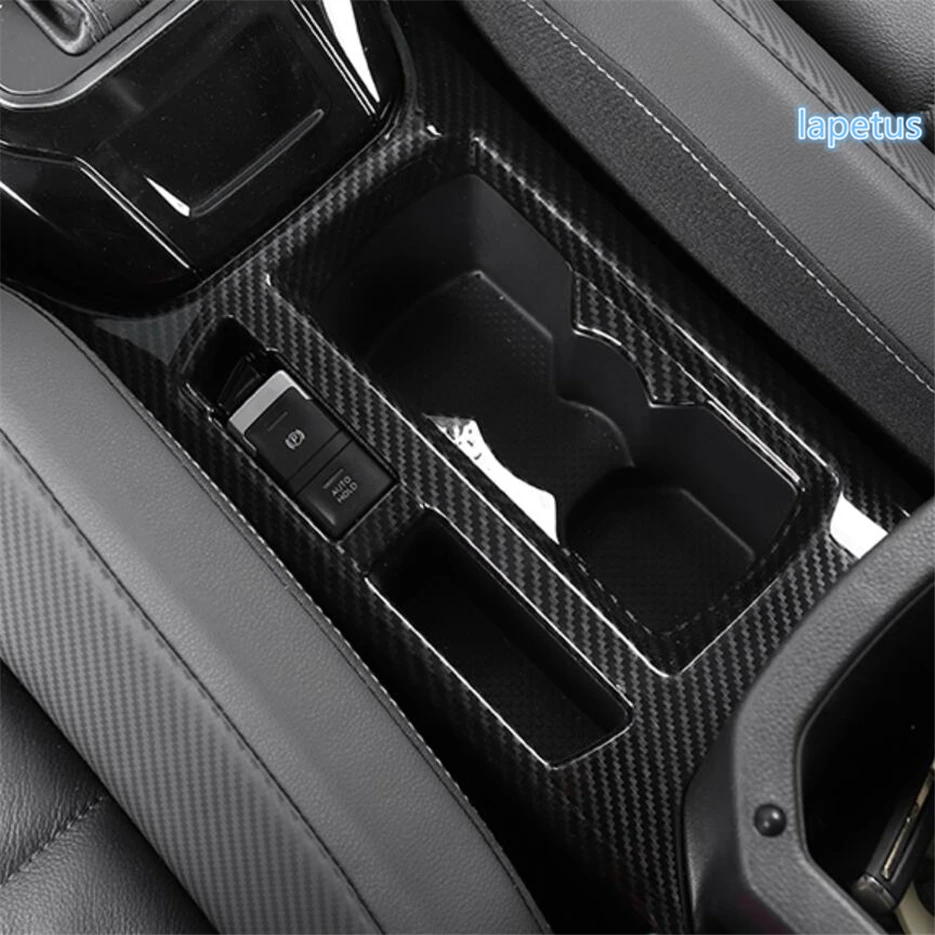 

Lapetus Accessories For Volkswagen T-Roc 2018 2019 Front Water Cup Holder Decoration Frame Cover Trim Matte / Carbon Fiber Look