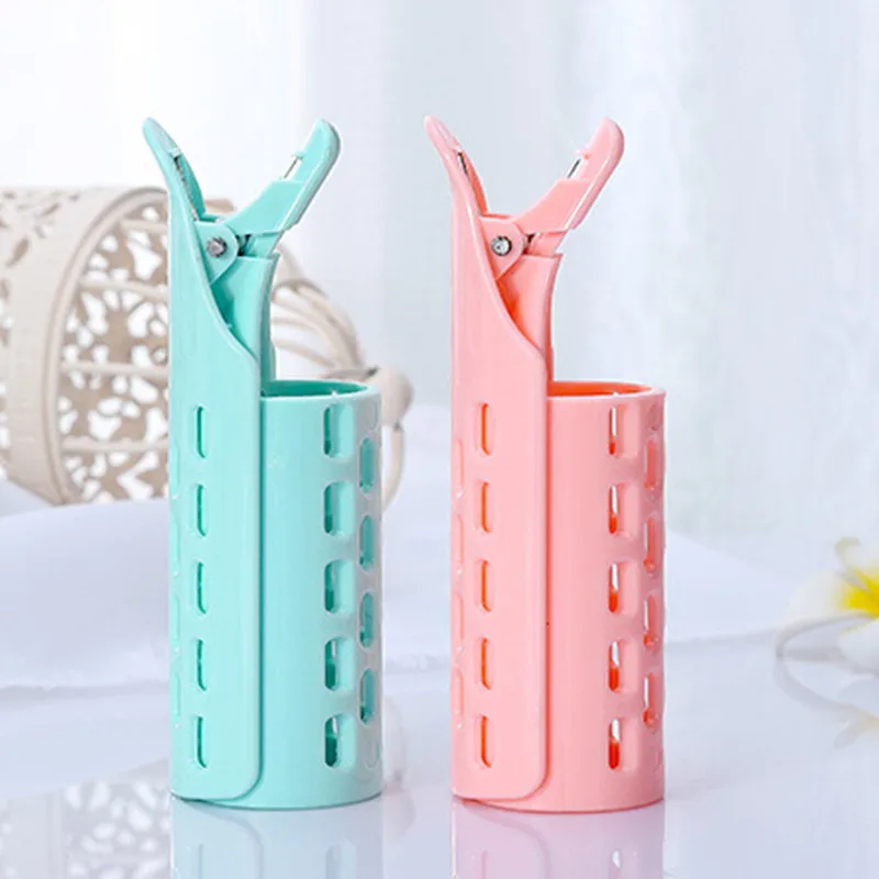 Styling Fringe Bangs Front Curler Roller Holder DIY Hair Clip Women