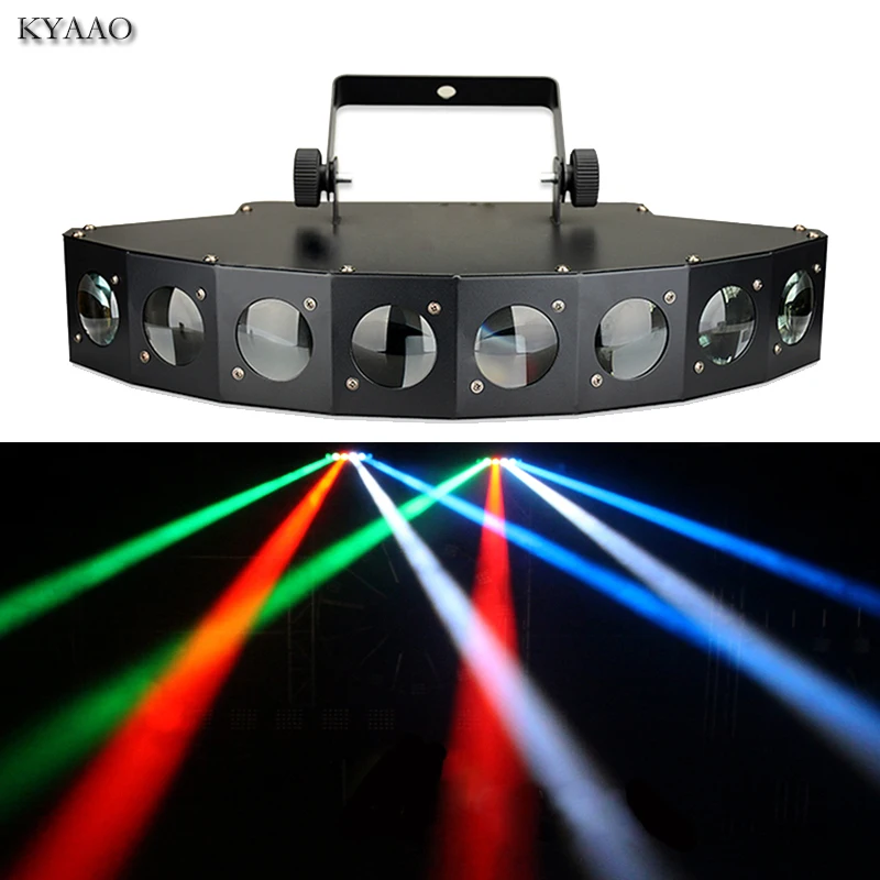 Диско сценический светильник 8*10 Вт светодиодный RGBW DMX 512 вечерние s клубный