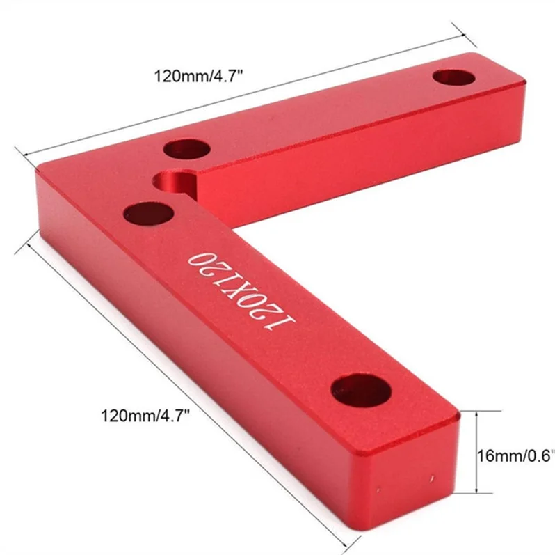 2 шт. алюминиевые l-squre зажимные квадраты, Деревообработка 90 градусов попробуйте квадратную угловую линейку, прямоугольное устройство, фиксирующий Зажим