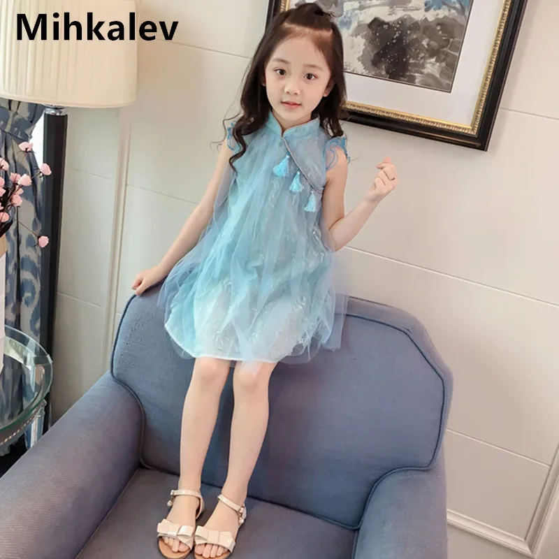 Mihkalev Chinese Style Teenage Girl Clothing Outfits 2018 Litter Girls ...