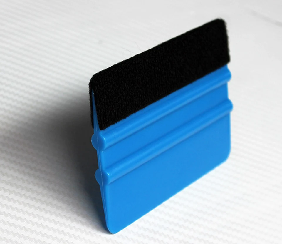 Blue Rubber Squeegee Window Tint Installation Vinyl Wrap Tools NO SCRATCH US