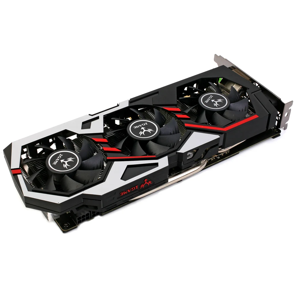 Красочные NVIDIA GeForce GTX iGame 1060 6 ГБ 192bit игровой GDDR5 PCI E X16 3 0 ВИДЕО Графика карты DVI + HDMI *
