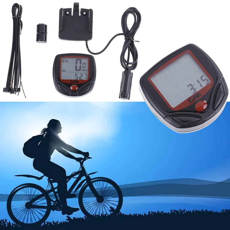 Новинка absводонепроницаемый ЖК велосипедный одометр, спидометр, велосипедный измеритель скорости