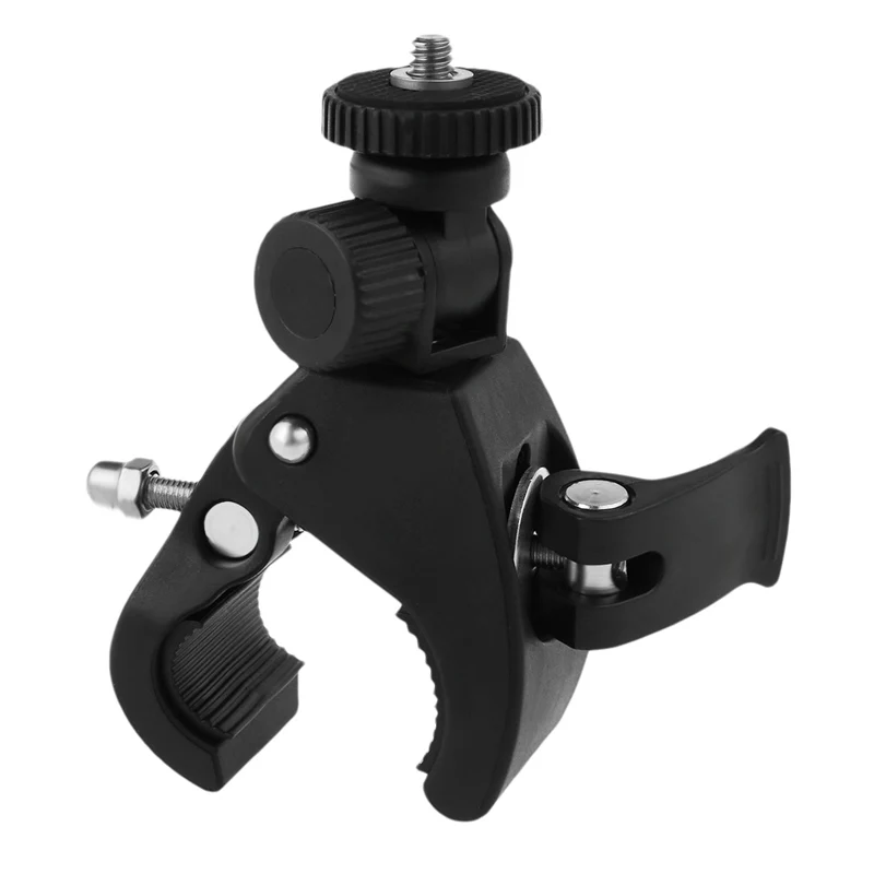 

Adjustable Bicycle Bike Handlebar Seatpost Roll Bar Cage Mount Clamp for GoPro HD Hero 3, 2 & 1 Camera Black