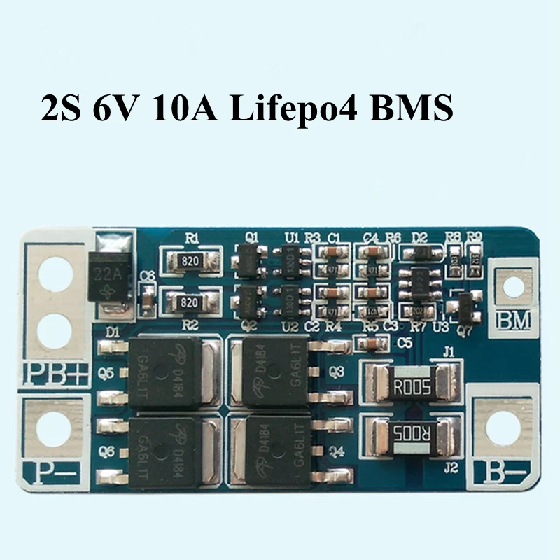 

5pcs LIfepo4 2S BMS 10A 8A 5A High Current Battery PCB Protection Board for 3.2v 26650 7.3v Lithium LFP Lifepo Cells 18650 32650