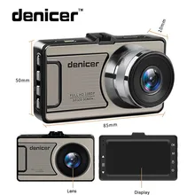 3 «черточки автомобиля Камера автомобиля Cam Full HD 1080 P DVR 170 градусов широкий угол в автомобиля видео Регистраторы dashboard Камера с Ночное видение