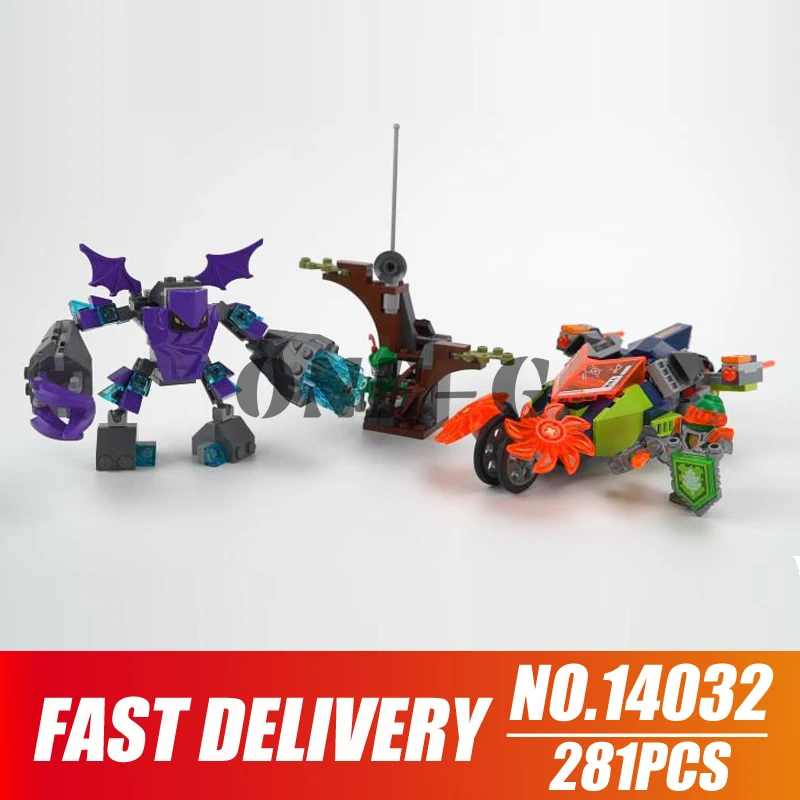 

Building blocks Aaron's Stone Destroy 10593 Compatible nexo knights 70358 Bricks figures Educational toys for children