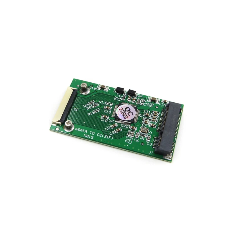 MSATA PCI E 1 8 &quot3 3 V SSD к 40pin ZIF CE Кабельный адаптер преобразователь карты|Модули для