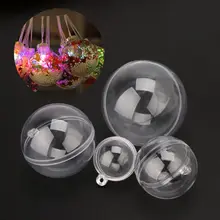 Прозрачные пластиковые акриловые бомбы для ванны формы снарядов формовочный шар украшения DIY ремесла