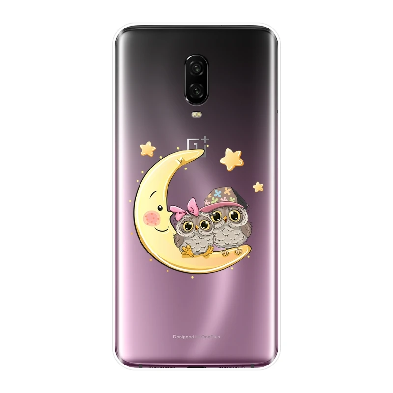 Аксессуары для One Plus 3 3T 5 5T 6 6T Сова Луна Сердце Любовь кавайная Милая забавная