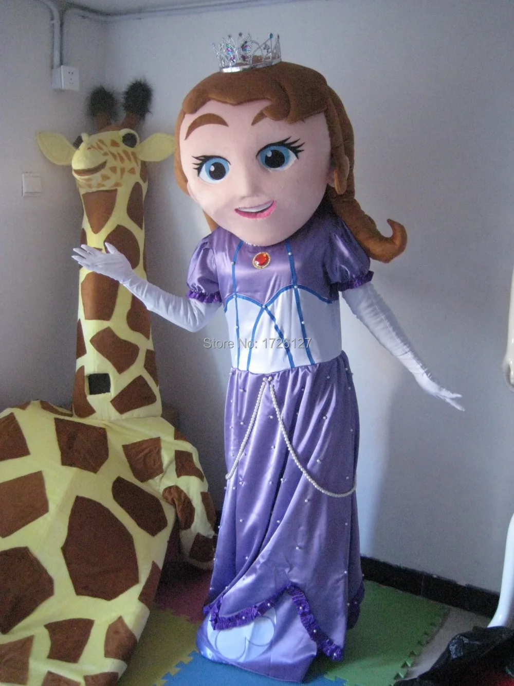 Buy mascot Princess Mascot Costume custom character