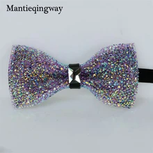 Mantieqingway 6 см полиэстер Банкетный Pouplar модные брендовые вечерние однотонный галстук-бабочка Галстуки Галстук для мужчин Bowties