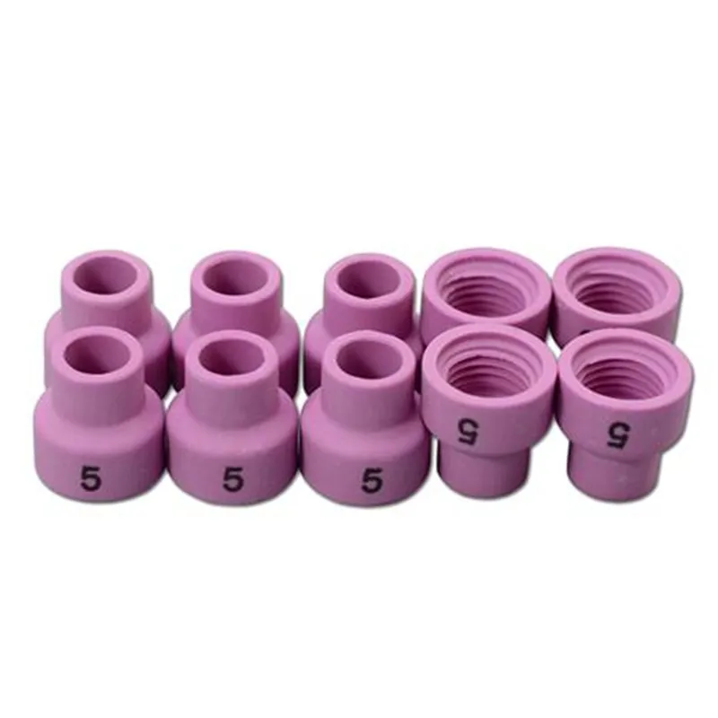 

TIG Alumina Ceramic Nozzle Gas Lens Cup 53N25 5# Fit Welding Torch Accessories Consumables WP SR PTA DB 24 Series,10PK