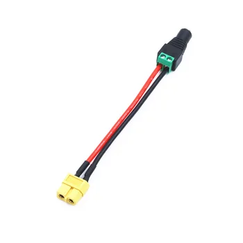 

AMASS DC Female 5.5x2.5mm 5.5x2.1mm Plug To XT60 Female Plug Charging Adapter Cable For ISDT Charger Lipo Battery