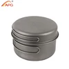 APG Ultralight Titanium Pan Outdoor Camping Tableware Titanium Pot Cookware ► Photo 1/6