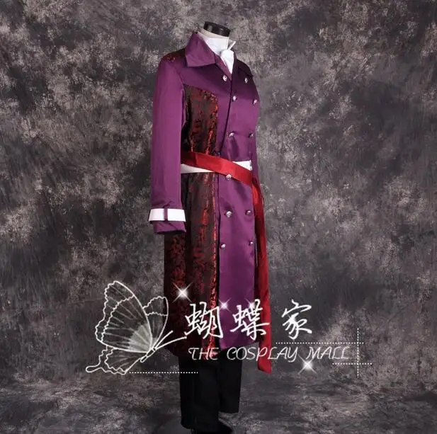 Hakuouki ShinSenGuMiKiTan Косплей Kazama Chikage костюм унисекс вечернее платье бренда Rode De Soiree