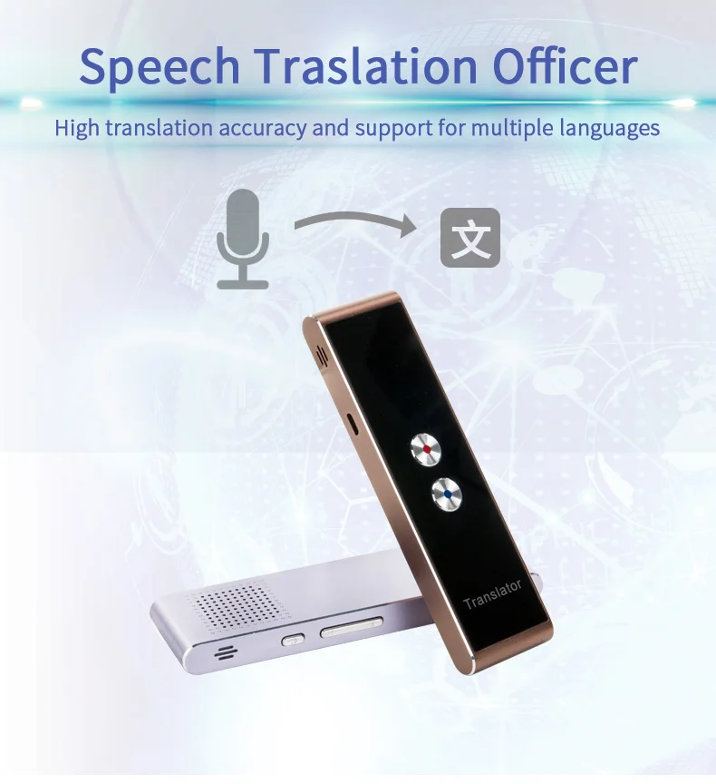 Portable Smart Translator Professional Multi-Languages Translation Device W2X5 