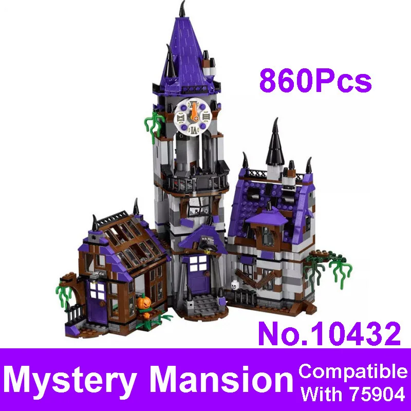 Новинка 2017 года Конструкторы Бела 10432 Scooby Doo Тайна Особняк Модель Цифры Кирпич