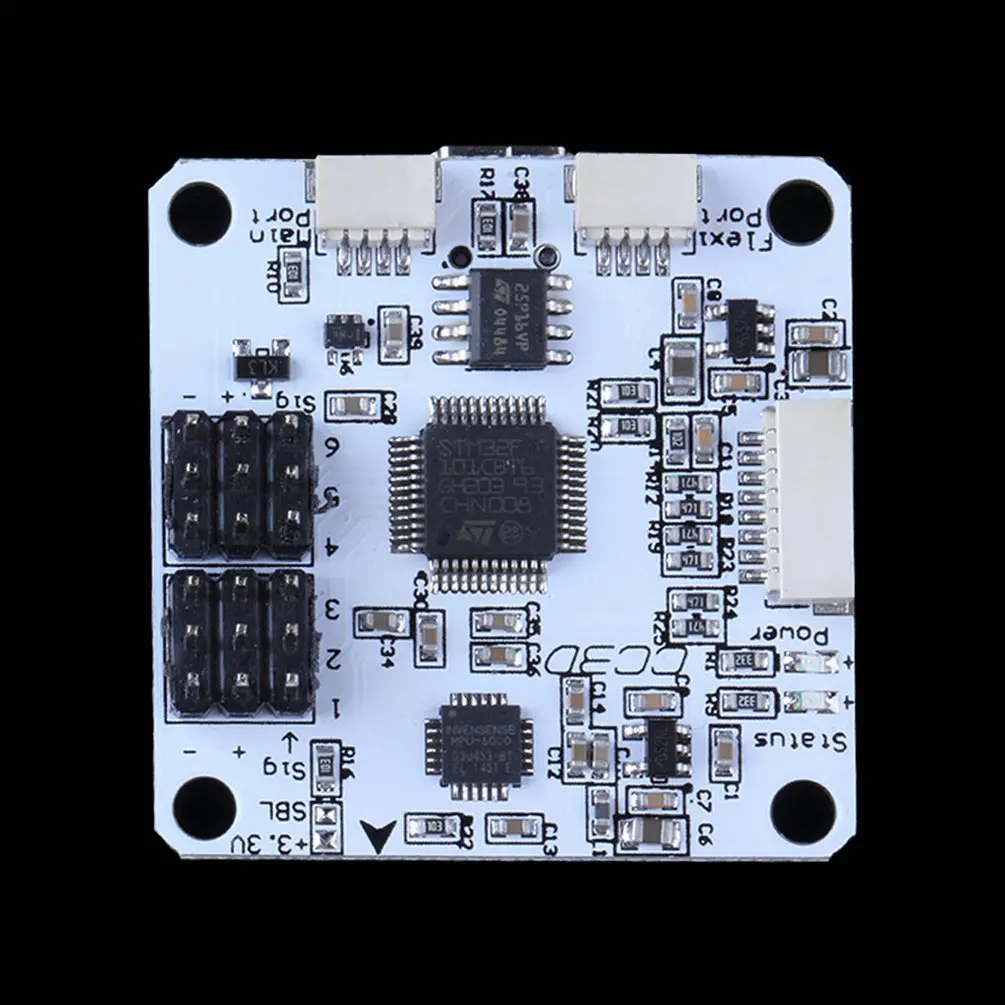 OCDAY OpenPilot CC3D Контроллер полета Staight Pin STM32 32 битный гибкий порт распродажа|Детали и