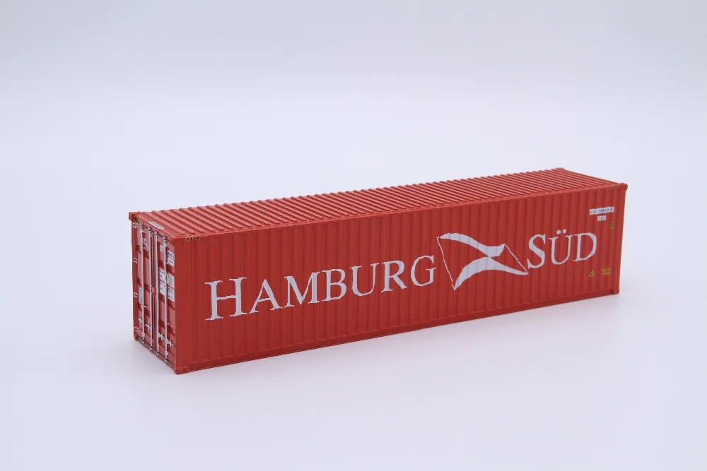 Коллекционная литая Игрушечная модель подарок 1:50 весы Hamburg Süd 40-футового грузовой контейнер модель для делового подарка, Дисплей украшения