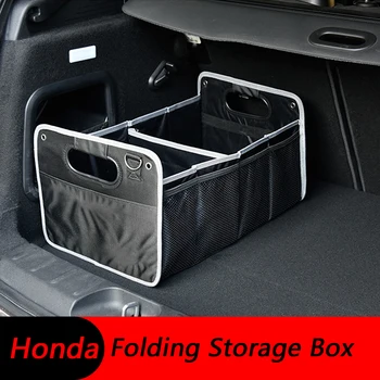 

Folding Trunk Storage Box Car Emblem Logo Cargo Bag Organizer For Honda CRV C-RV Accord Civic 9 10 9th 10th Odyssey Fit City